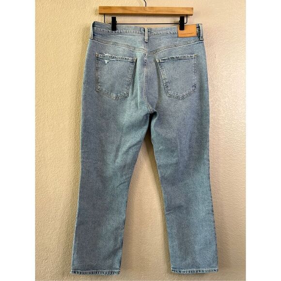 NWT Citizens of Humanity Jolene Womens 31 Bluejay High Rise Straight Distressed - Picture 10 of 16